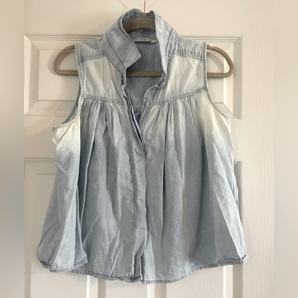 Vanilla Star lightweight denim top size medium purchased at a boutique